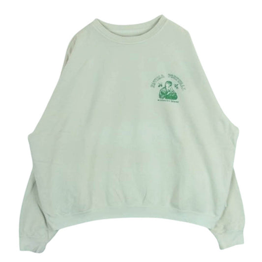 MINDSEEKER マインドシーカー FATIMA PORTUGAL プリント クルーネック スウェット トレーナー オフホワイト系 48【中古】