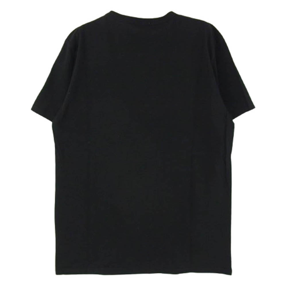 MAISON KITSUNE メゾンキツネ FU00170KJ0008 Fox Head フォックスヘッド ビッグパッチ クルーネック 半袖 Tシャツ ブラック系 L【中古】