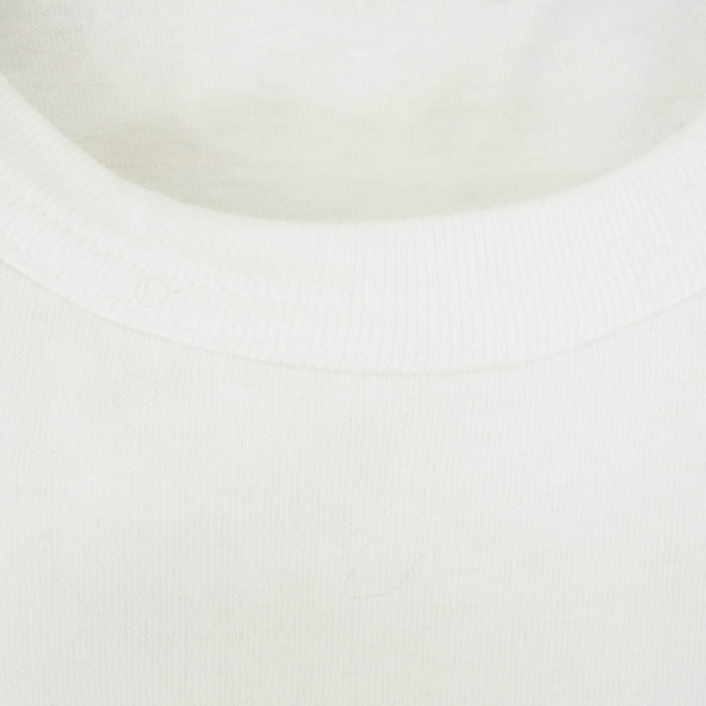 BLACK COMME des GARCONS ブラックコムデギャルソン 24SS 1M-T504 ロゴグラフィックプリント 半袖 Tシャツ ホワイト系 XXL【中古】