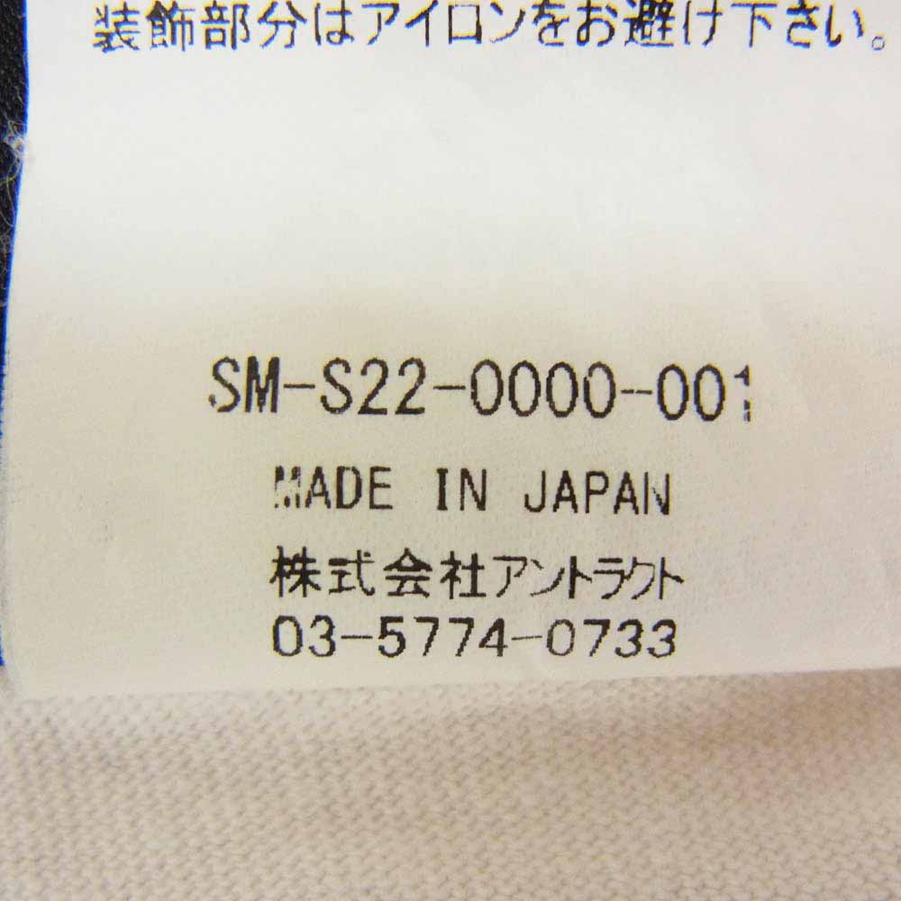 SAINT MICHAEL セントマイケル 20SS SM-S22-0000-001 LOVE TEE ラブプリント クルーネック 半袖 Tシャツ ホワイト系 XL【中古】