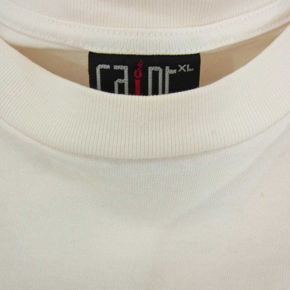 SAINT MICHAEL セントマイケル 23SS SM-S23-0000-020 SS TEE LIFE MARIA LOVE ライフ マリア ラブ プリント 半袖Ｔシャツ ホワイト系 XL【中古】