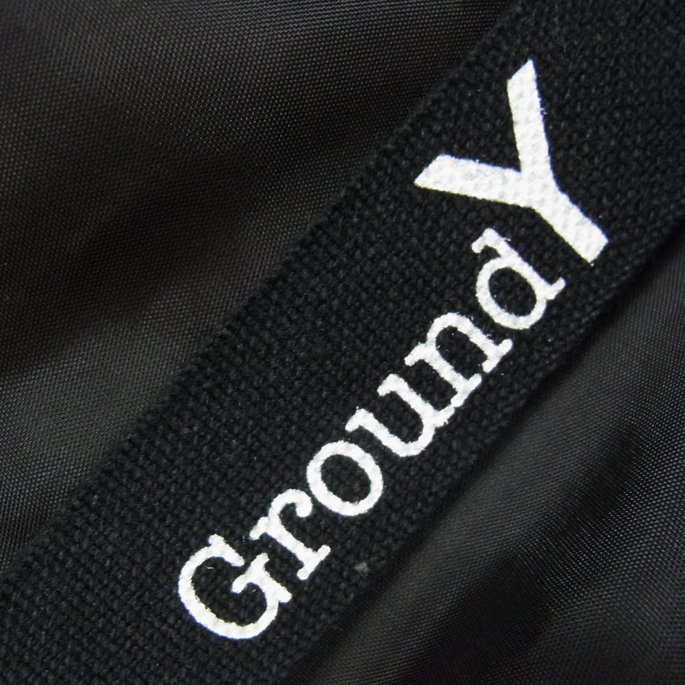 Yohji Yamamoto ヨウジヤマモト GZ-P08-100 Ground Y グラウンドワイ ウールポリ ギャバジン ギャザーサルエルパンツ ブラック系 3【中古】