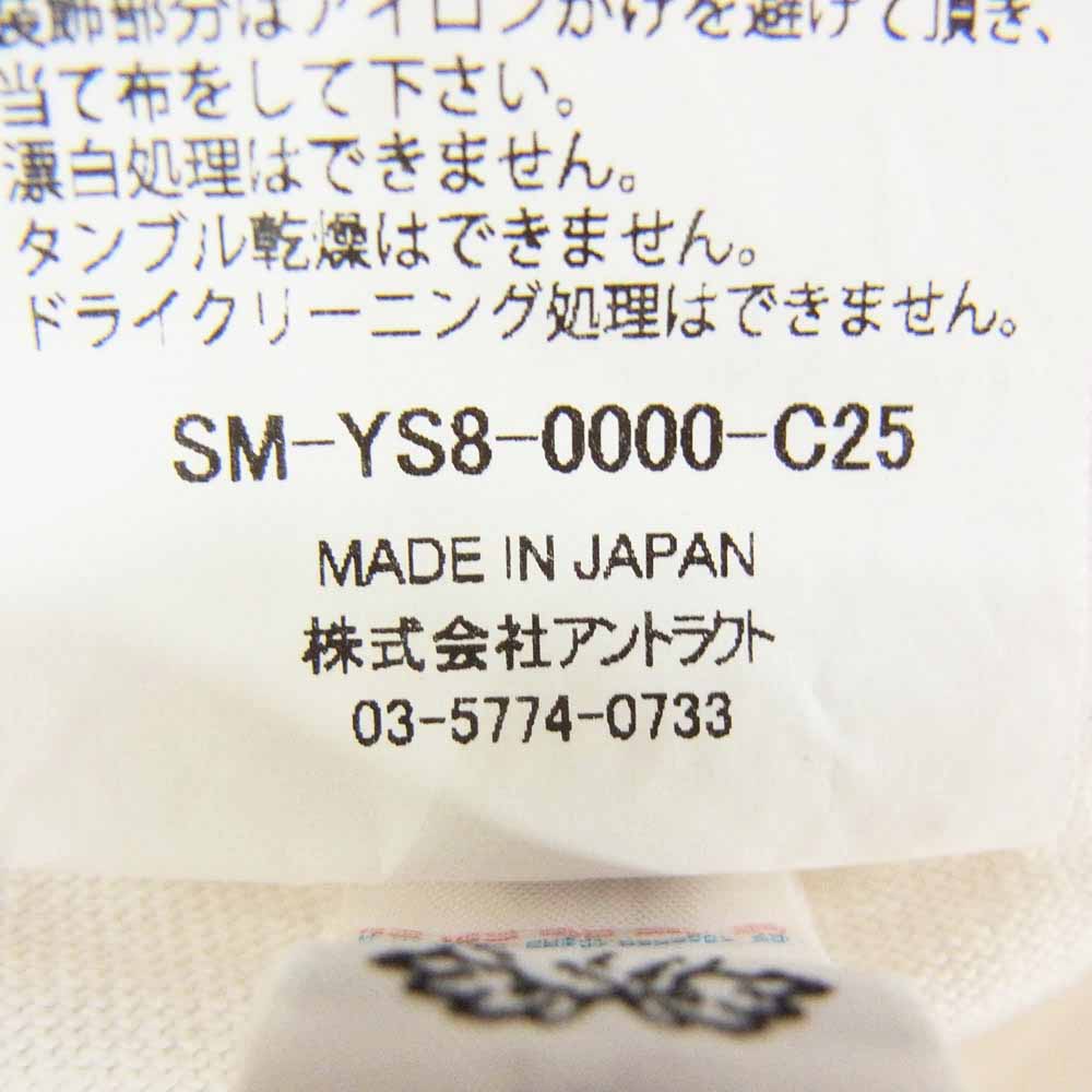 SAINT MICHAEL セントマイケル 24SS SM-YS8-0000-C25 EV_SS TEE SHINJI エヴァンゲリオン シンジ クルーネック 半袖 Tシャツ ホワイト系 XL【中古】