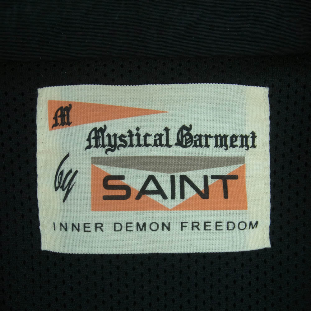 SAINT MICHAEL セントマイケル 24SS SM-YS8-0000-064 TRACK SIDE TAPE JACKET サイドテープ トラック ジャケット ブラック系 L【中古】