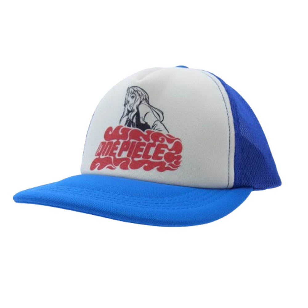 HYSTERIC GLAMOUR ヒステリックグラマー 25AW 02253QH10 × ONE PIECE ワンピース NAMI ナミ メッシュ キャップ ブルー系【新古品】【未使用】【中古】