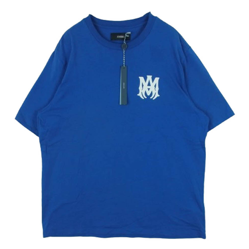 AMIRI アミリ AMJYTE1074 MA CORE LOGO MAロゴプリント コア 半袖 Tシャツ イタリア製 ブルー系 XL【中古】