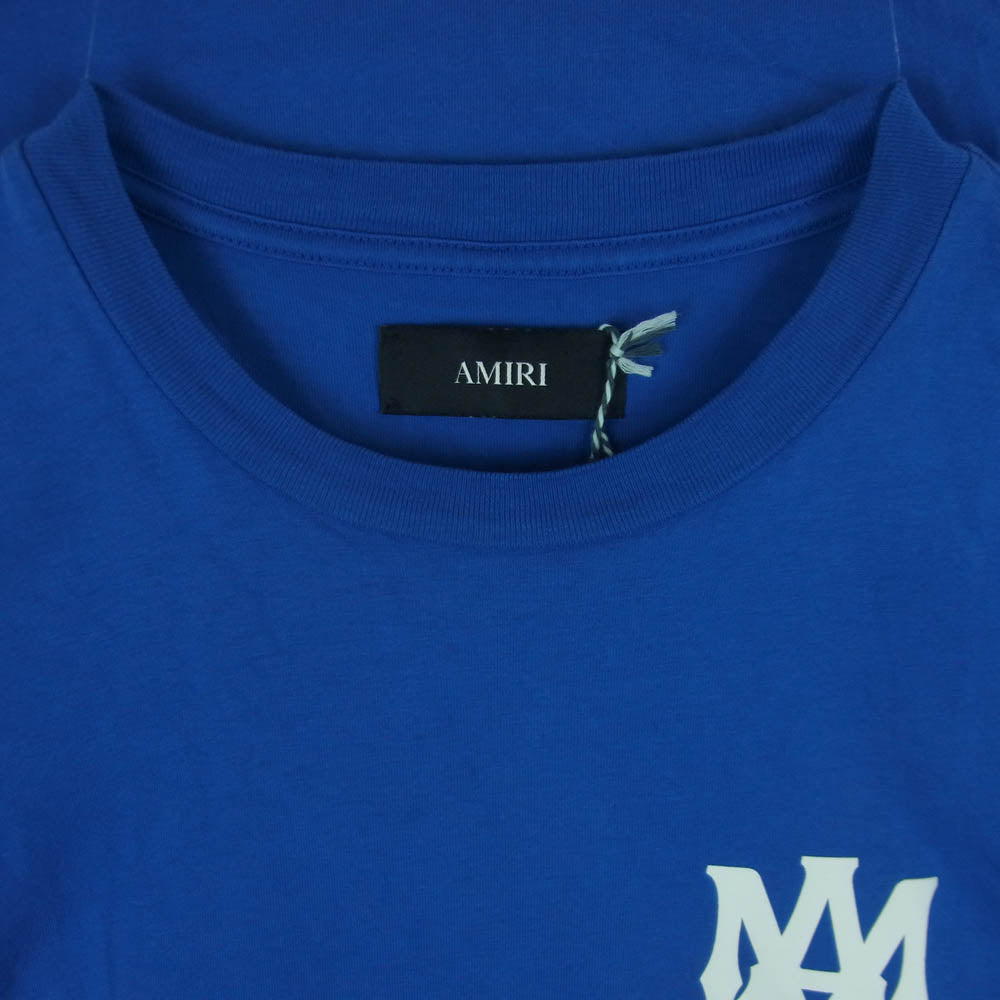 AMIRI アミリ AMJYTE1074 MA CORE LOGO MAロゴプリント コア 半袖 Tシャツ イタリア製 ブルー系 XL【中古】