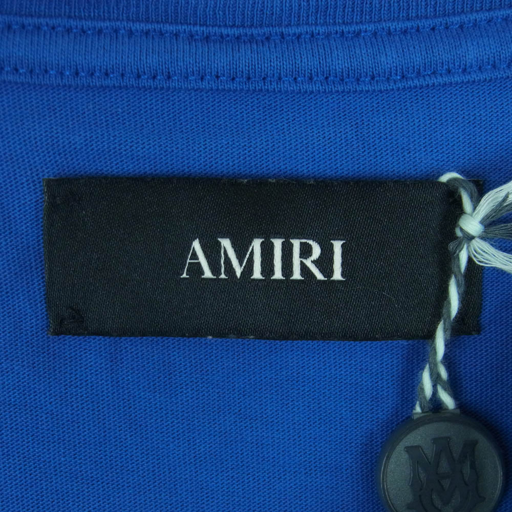 AMIRI アミリ AMJYTE1074 MA CORE LOGO MAロゴプリント コア 半袖 Tシャツ イタリア製 ブルー系 XL【中古】