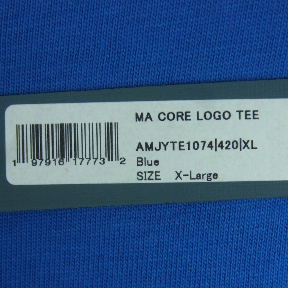 AMIRI アミリ AMJYTE1074 MA CORE LOGO MAロゴプリント コア 半袖 Tシャツ イタリア製 ブルー系 XL【中古】