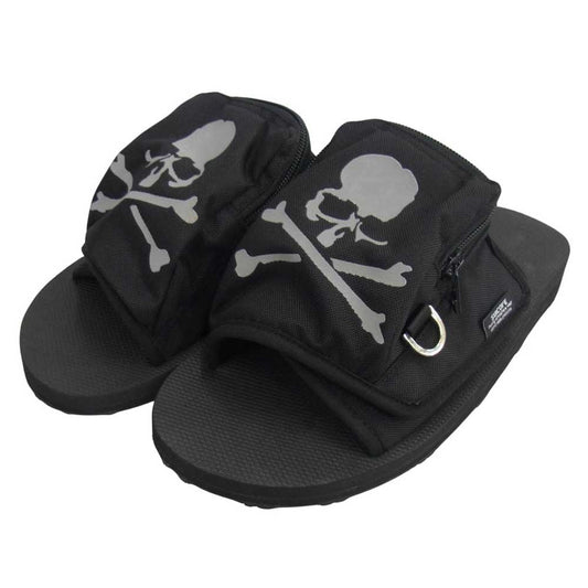 mastermind JAPAN マスターマインドジャパン OG-276LB-MM SUICOKE スイコック POCK-LB スカルロゴ サンダル ブラック系 US10【極上美品】【中古】