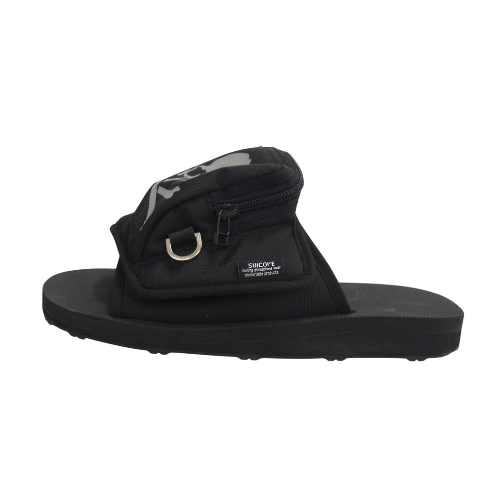 mastermind JAPAN マスターマインドジャパン OG-276LB-MM SUICOKE スイコック POCK-LB スカルロゴ サンダル ブラック系 US10【極上美品】【中古】