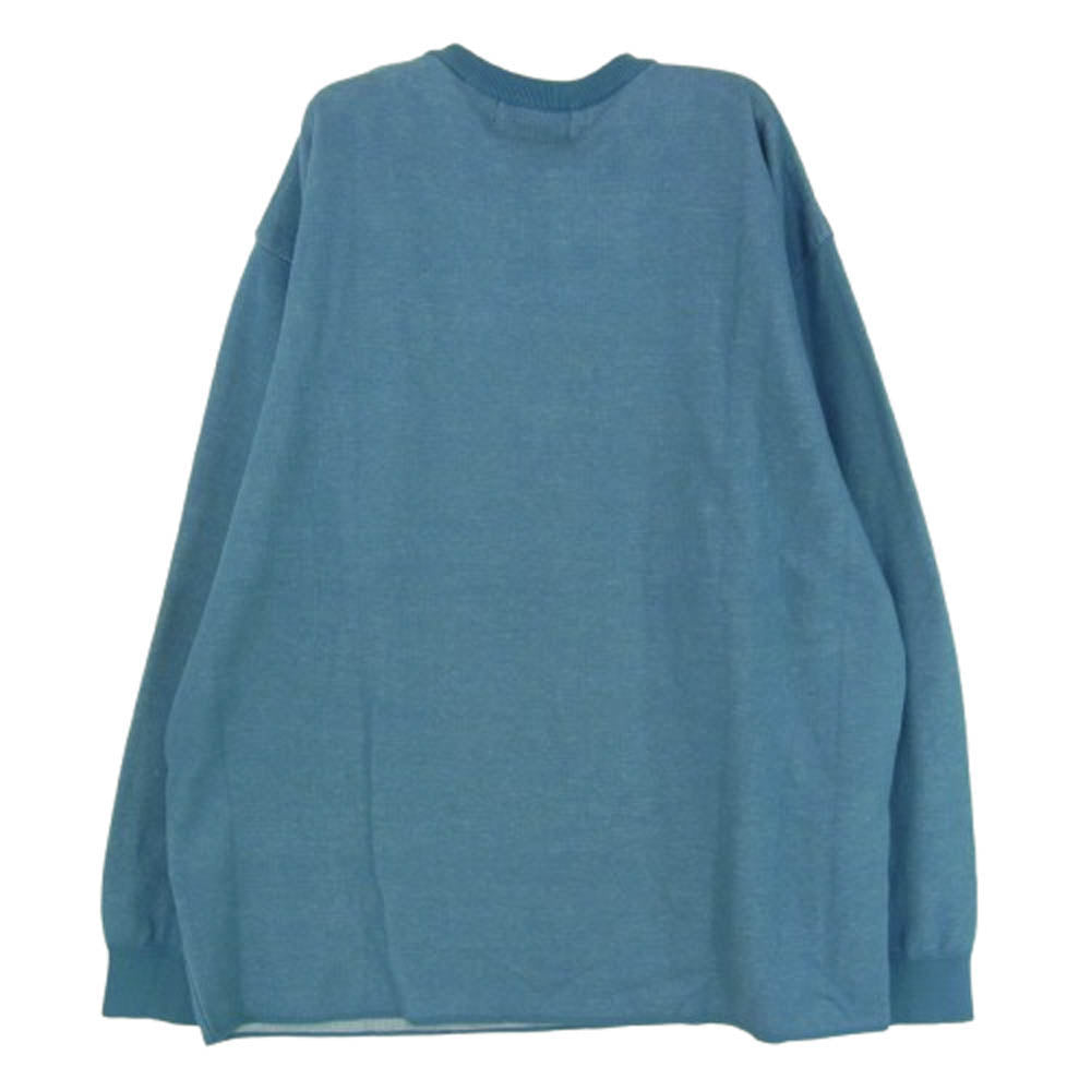 HYSTERIC GLAMOUR ヒステリックグラマー 25AW 02253NS05 DENNIS MORRIS SID VICIOUS デニムモリス シドヴィシャス ジャカード セーター ニット ブルー系 L【新古品】【未使用】【中古】