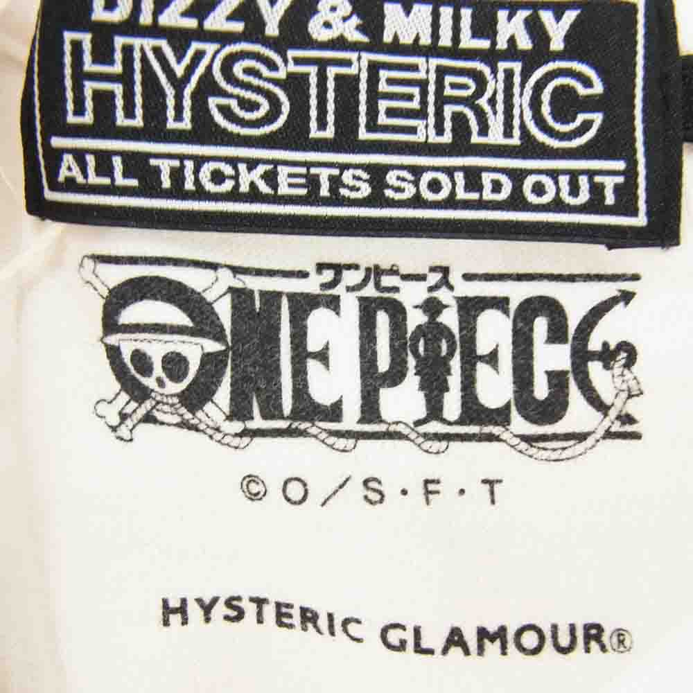 HYSTERIC GLAMOUR ヒステリックグラマー 25AW 02253CT12400 × ONE PIECE ワンピース NAMI ナミ プリント 半袖 Tシャツ ホワイト系 L【新古品】【未使用】【中古】