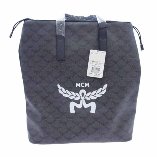 MCM エム・シー・エム mmkesac06 Backpack バックパック 2WAY トート リュック グレー系【極上美品】【中古】