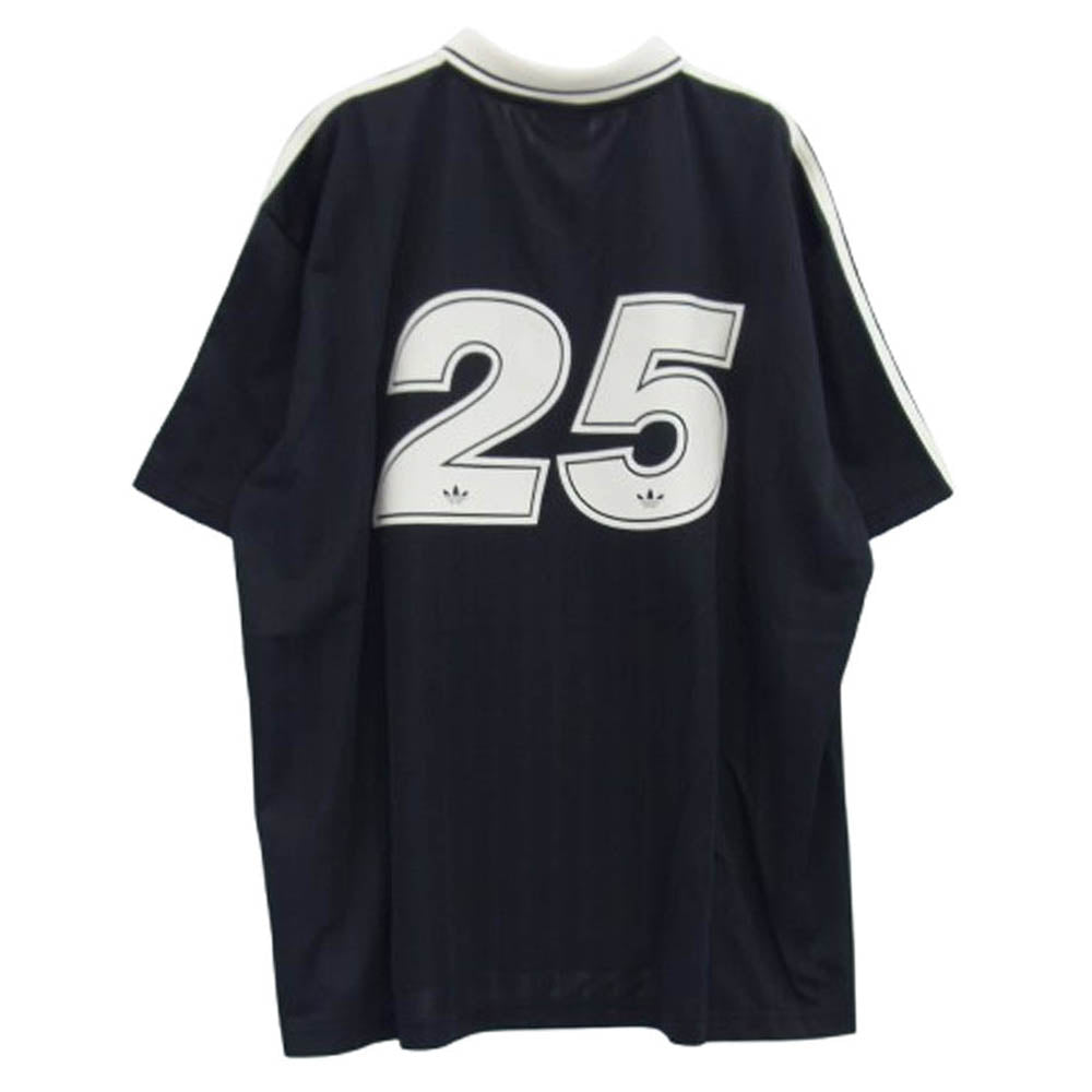 adidas アディダス KT3437 × Oasis LIVE ‘25 オアシス 日本限定 ツアー ジャカード ジャージ 半袖ポロシャツ ブラック系 XXL【新古品】【未使用】【中古】