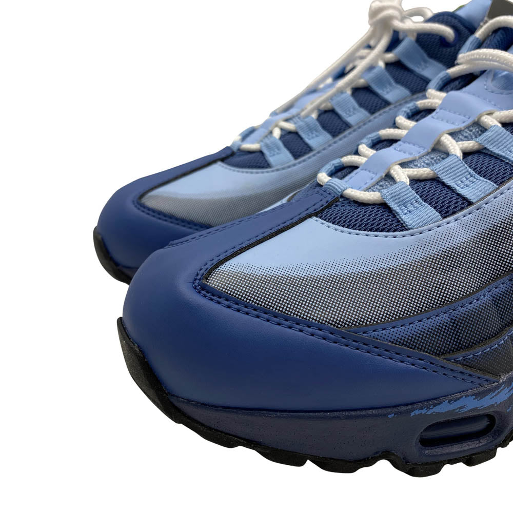 NIKE ナイキ II7404-400 フェイクバスターズ鑑定済 × Yu-Gi-Oh! 遊戯王 Air Max 95 Air Muscle Joey エアマックス95 エアマッスル ジョーイ スニーカー カード付属 ブルー系 27.5cm【新古品】【未使用】【中古】