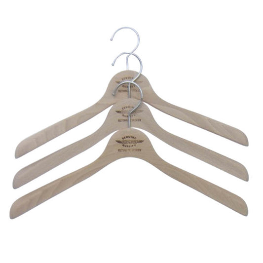 TOY'S McCOY トイズマッコイ TMA2218 WOOD HANGER SET オリジナル ウッド ハンガー 3本セット ベージュ系【中古】