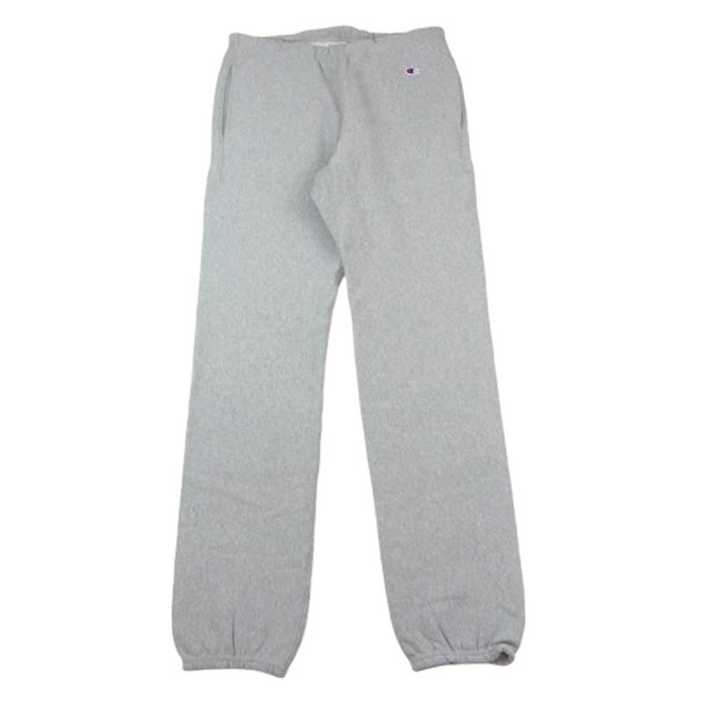 Champion チャンピオン C5-A201 USA製 赤単タグ 復刻 REVERSE WEAVE 12.5oz SWEAT PANTS リバースウィーブ R スウェット パンツ グレー系 M【美品】【中古】