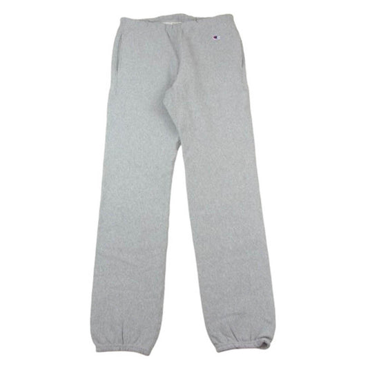 Champion チャンピオン C5-A201 USA製 赤単タグ 復刻 REVERSE WEAVE 12.5oz SWEAT PANTS リバースウィーブ R スウェット パンツ グレー系 M【美品】【中古】