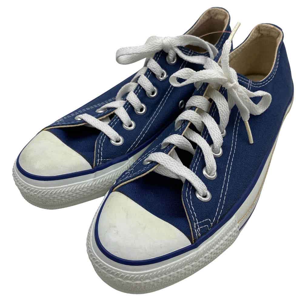 CONVERSE コンバース 90s USA製 デッドストック ALL STAR オールスター ローカット スニーカー ネイビー 箱付 ブルー系 7.5【中古】