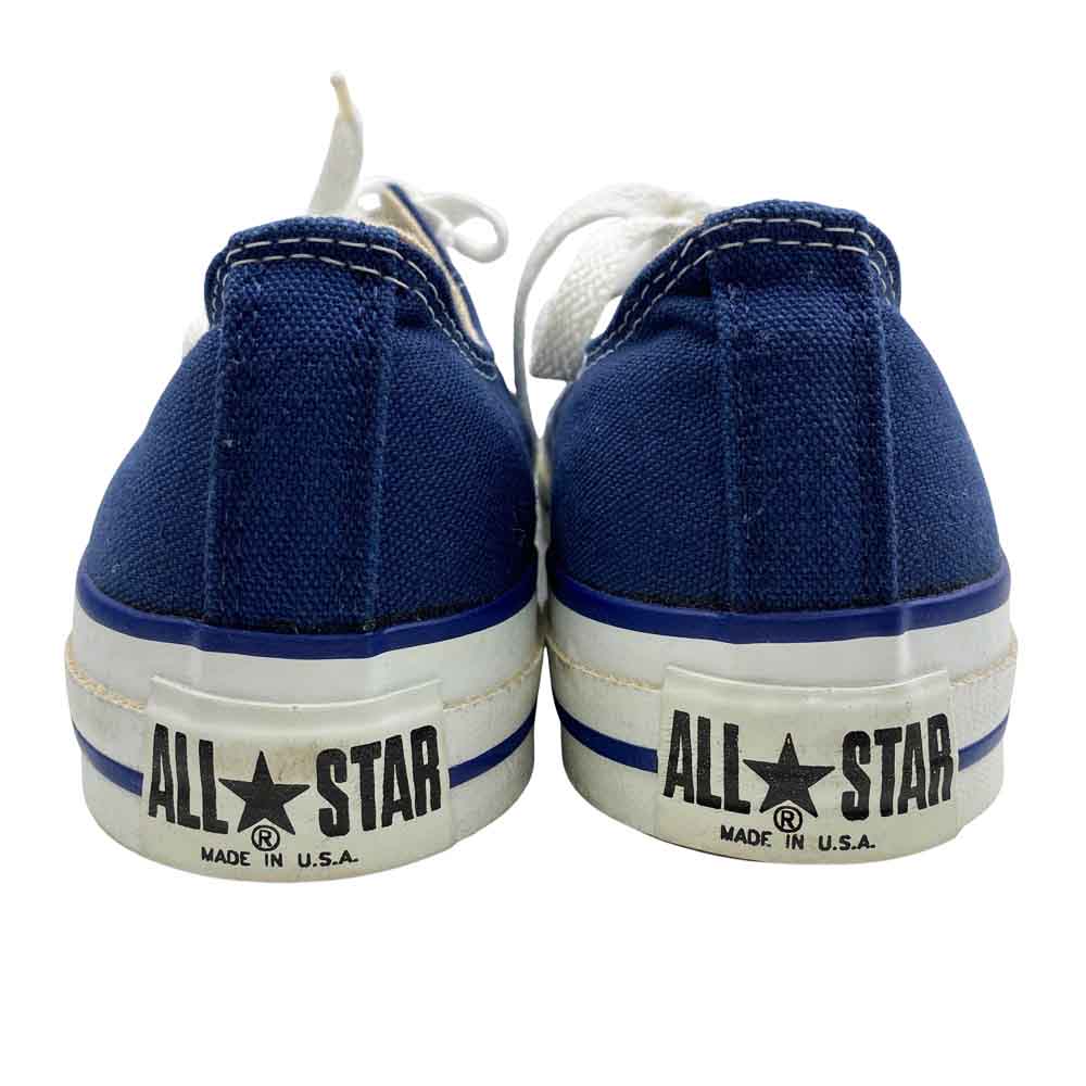 CONVERSE コンバース 90s USA製 デッドストック ALL STAR オールスター ローカット スニーカー ネイビー 箱付 ブルー系 7.5【中古】