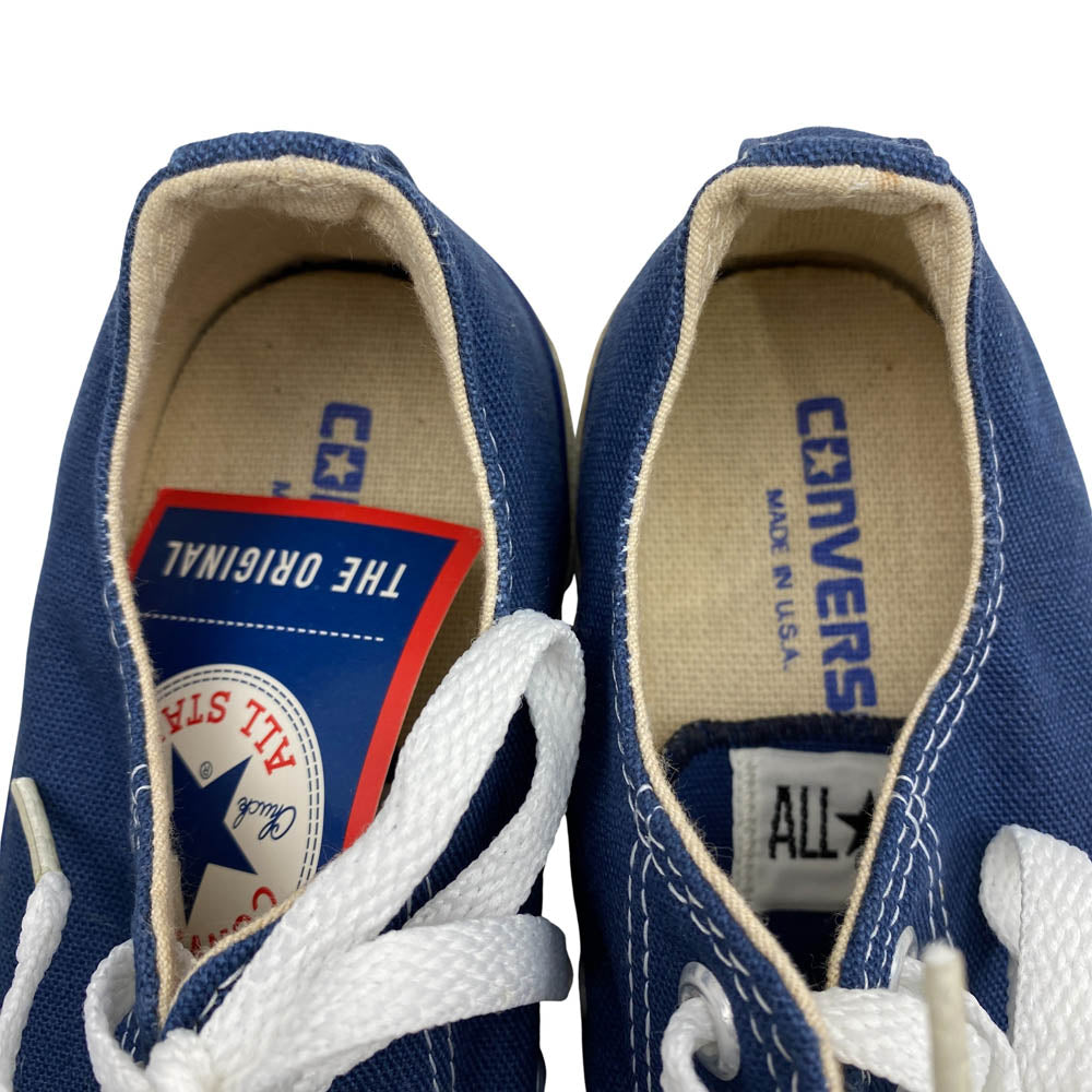 CONVERSE コンバース 90s USA製 デッドストック ALL STAR オールスター ローカット スニーカー ネイビー 箱付 ブルー系 7.5【中古】