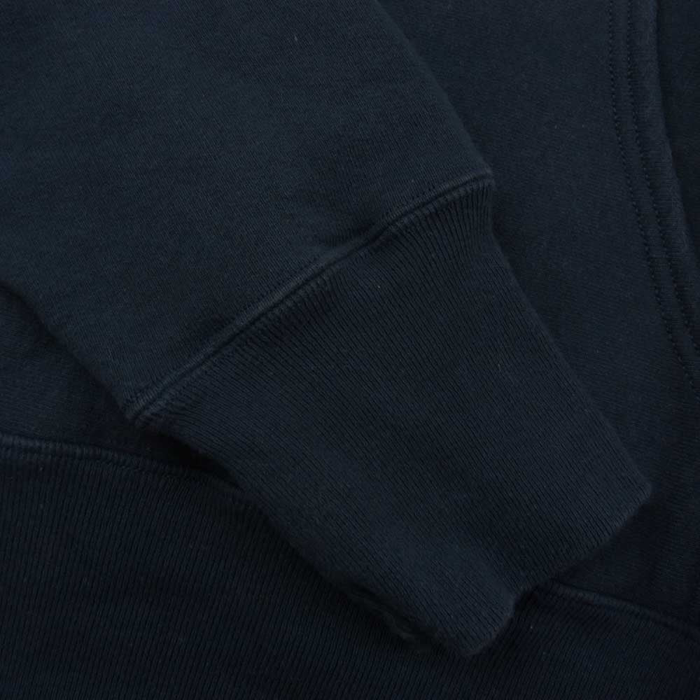 Champion チャンピオン C5-U101 USA製 赤単タグ 復刻 UCLA Reverse Weave Hooded Sweat Shirt リバースウィーブ フーデッド スウェットシャツ L ネイビー系 L【中古】