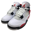 NIKE ナイキ DH6927-161 Air Jordan 4 Retro Red Cement エアジョーダン4 レトロ レッドセメント ハイカットスニーカー ホワイト系 25.5cm【中古】