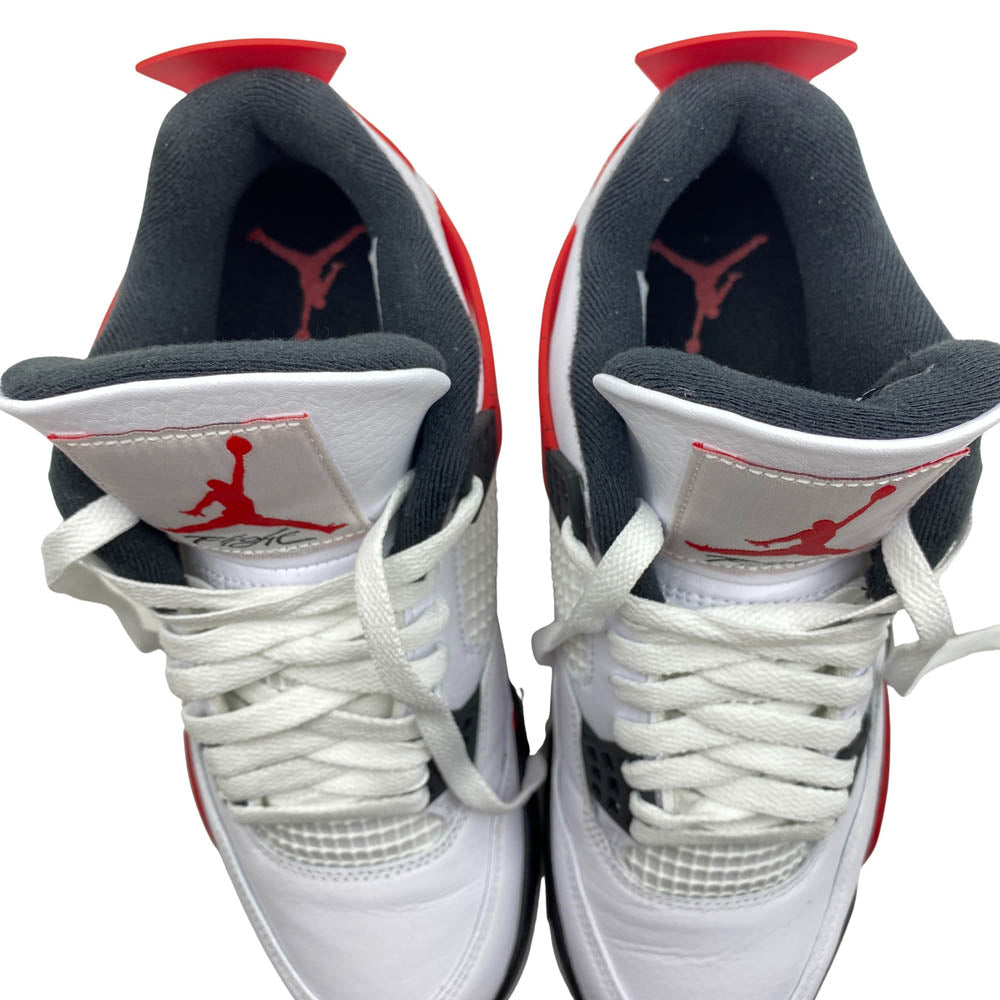NIKE ナイキ DH6927-161 Air Jordan 4 Retro Red Cement エアジョーダン4 レトロ レッドセメント ハイカットスニーカー ホワイト系 25.5cm【中古】
