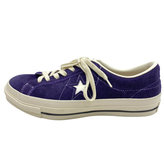 CONVERSE コンバース CLASSIC VULCANIZE ONE STAR J SUEDE PURPLE ワンスター J スエード ローカット スニーカー パープル系 26cm【新古品】【未使用】【中古】