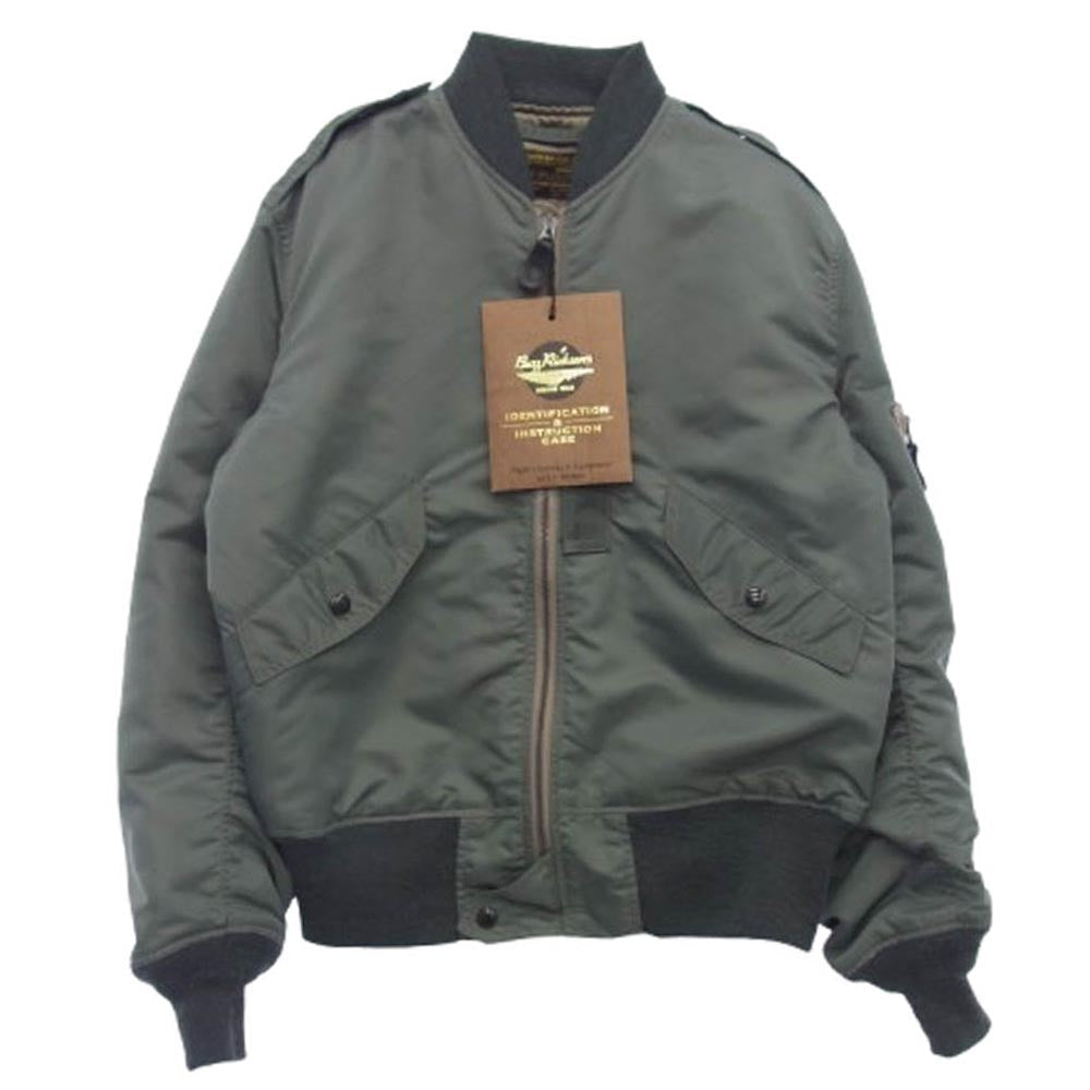 Buzz Rickson's バズリクソンズ BR14870 SKYLINE CLOTHING CORPORATION L-2B スカイラインクロージング社 ミリタリー フライト ジャケット M グリーン系 M【極上美品】【中古】
