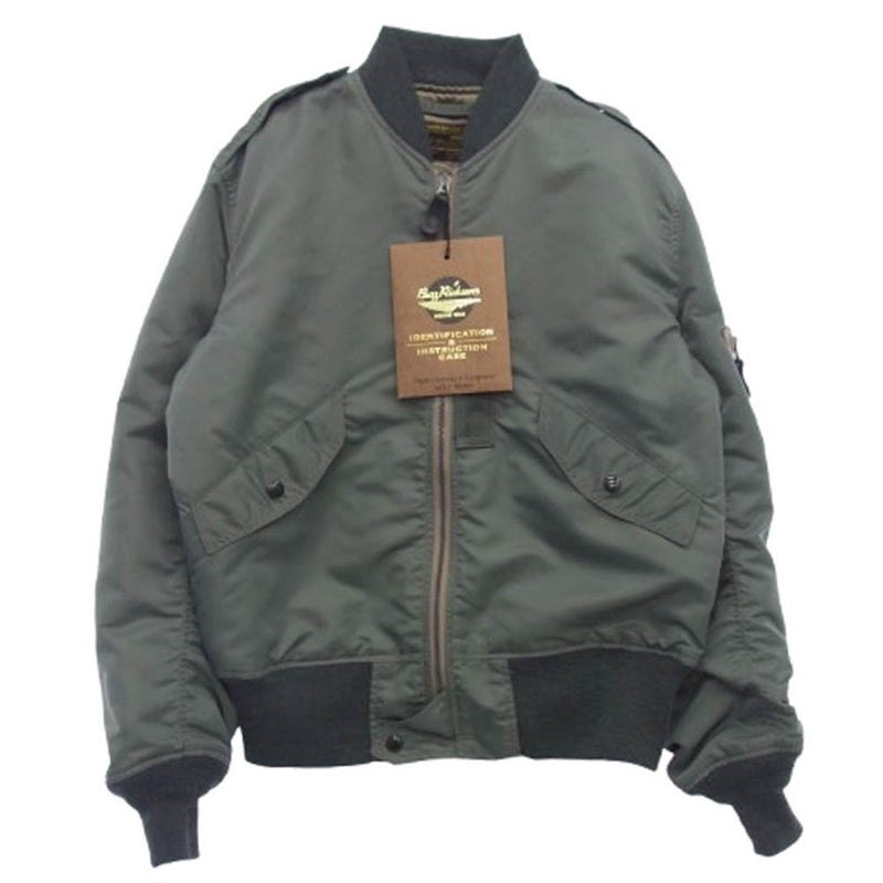 Buzz Rickson's バズリクソンズ BR14870 SKYLINE CLOTHING CORPORATION L-2B スカイラインクロージング社 ミリタリー フライト ジャケット M グリーン系 M【極上美品】【中古】
