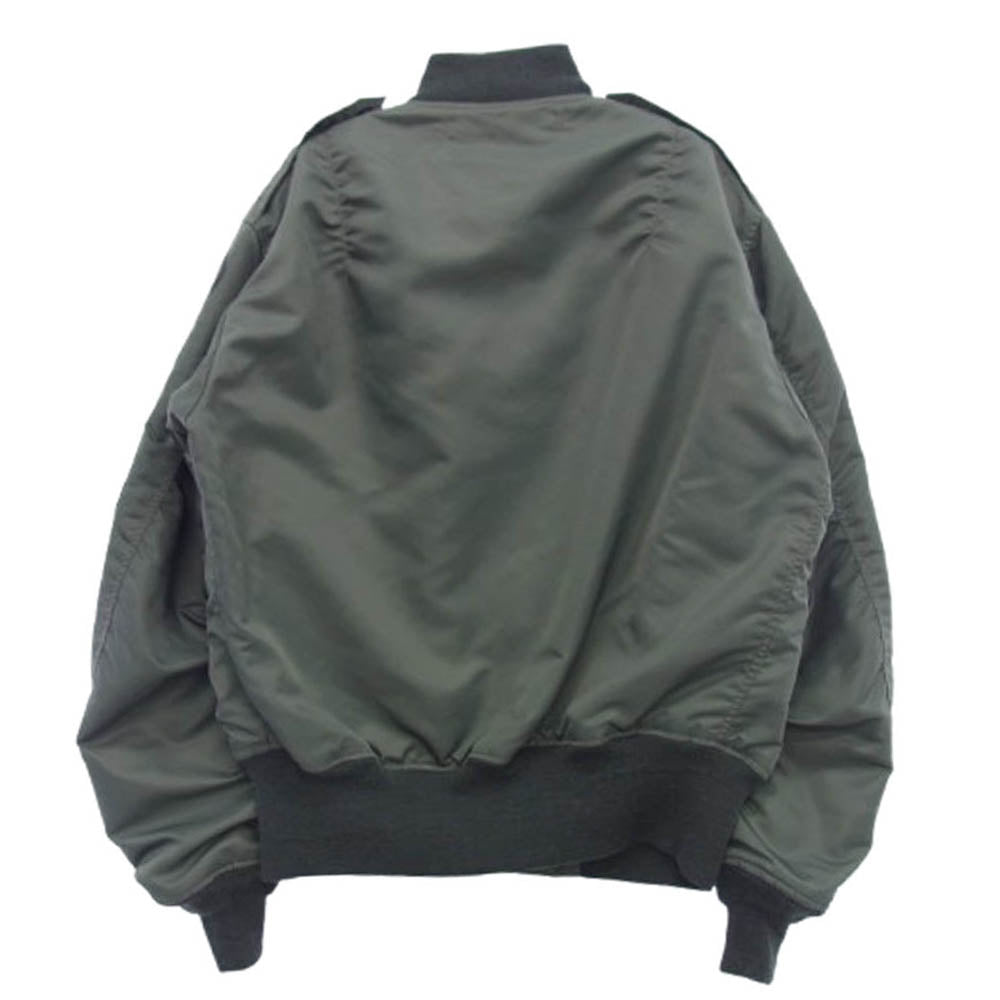 Buzz Rickson's バズリクソンズ BR14870 SKYLINE CLOTHING CORPORATION L-2B スカイラインクロージング社 ミリタリー フライト ジャケット M グリーン系 M【極上美品】【中古】