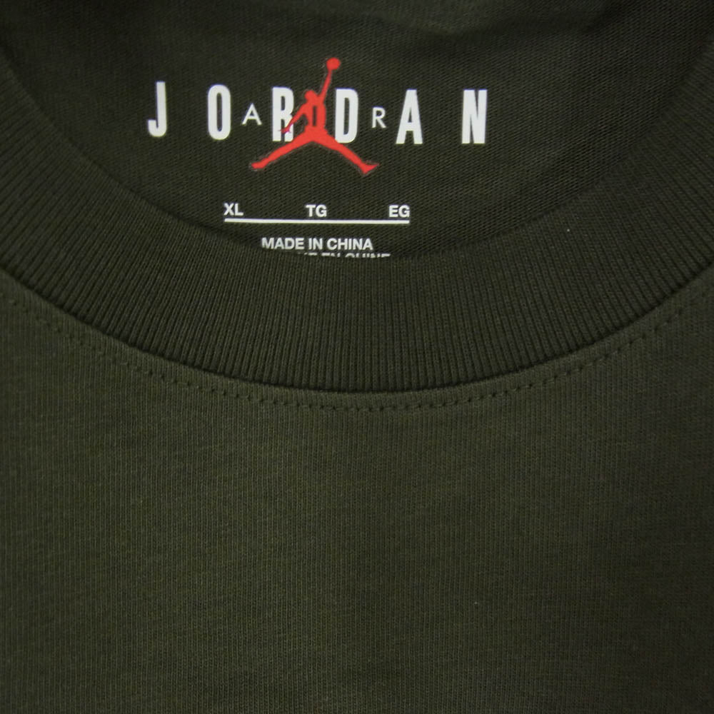 NIKE ナイキ FN5333-355 JORDAN BRAND AS MJ PSG SS LOGO TEE ジョーダン ブランド ジョーダン PSG ロゴ S/S Tシャツ チャコール系 XL【極上美品】【中古】