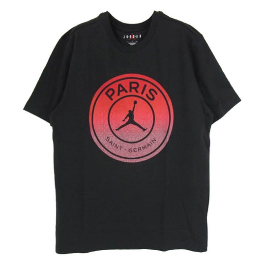 NIKE ナイキ FV7728-045 JORDAN BRAND MJ PSG SS LOGO TEE ジョーダン PSG ロゴ S/S Tシャツ チャコール系 M【極上美品】【中古】