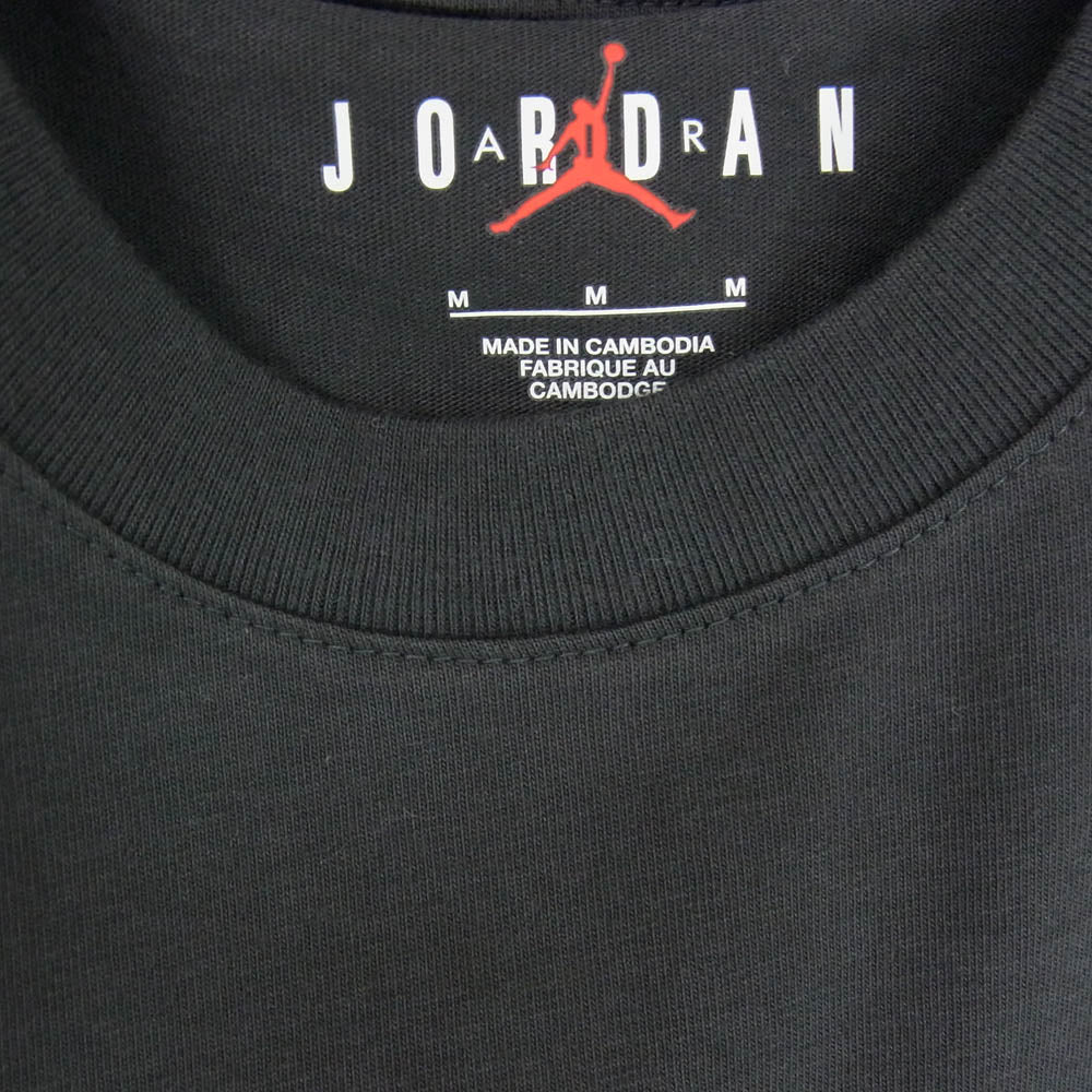 NIKE ナイキ FV7728-045 JORDAN BRAND MJ PSG SS LOGO TEE ジョーダン PSG ロゴ S/S Tシャツ チャコール系 M【極上美品】【中古】