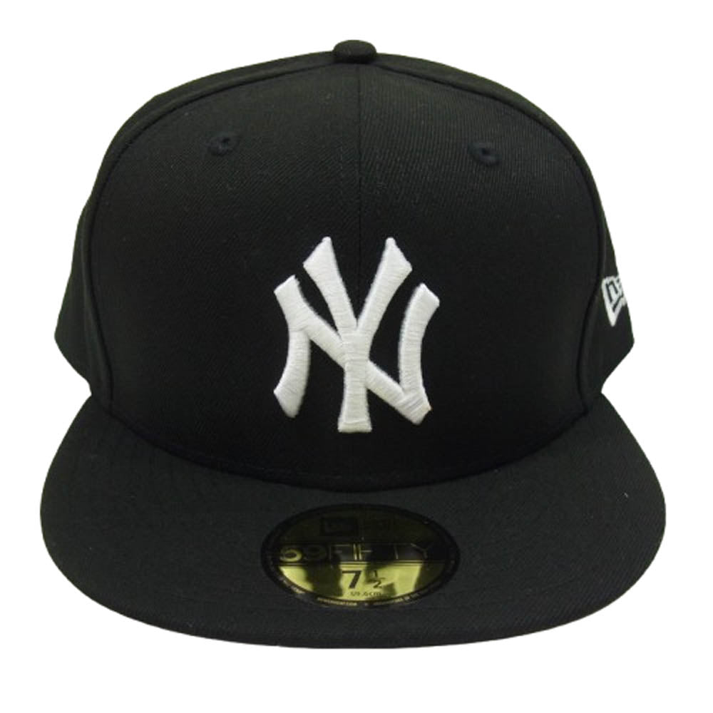 NEW ERA ニューエラ 59fifty New York Yankees ニューヨーク ヤンキース ベースボール キャップ 帽子 ブラック系【新古品】【未使用】【中古】