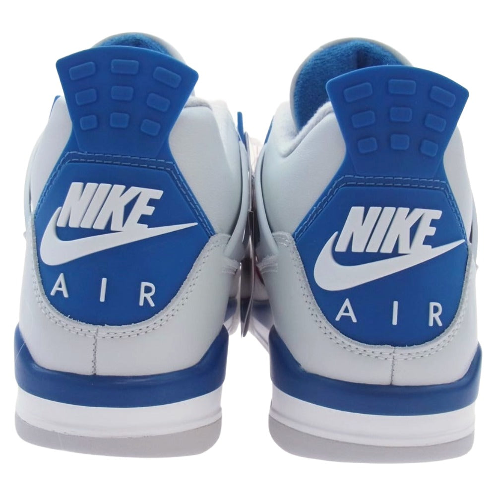 NIKE ナイキ FV5029-141 Air Jordan 4 Retro Industrial Blue エアジョーダン4 レトロ インダストリアルブルー スニーカー オフホワイト系 マリンブルー系 27cm【新古品】【未使用】【中古】