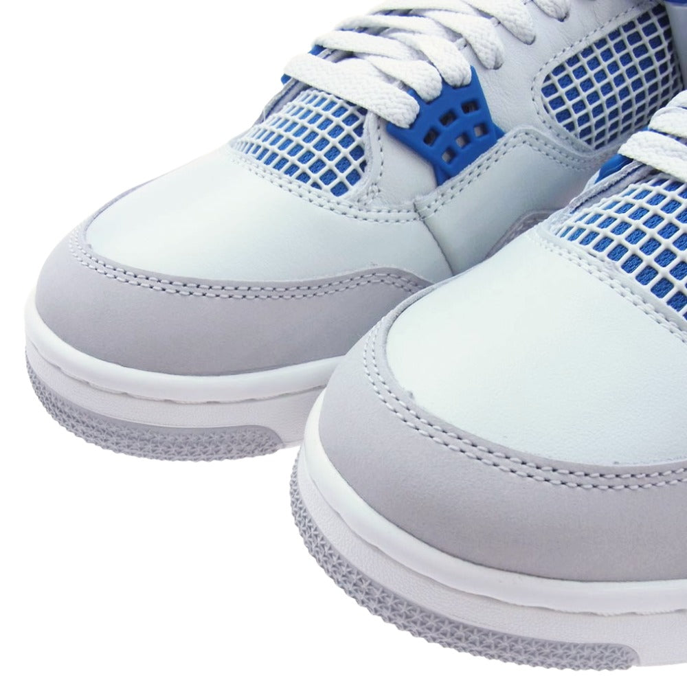 NIKE ナイキ FV5029-141 Air Jordan 4 Retro Industrial Blue エアジョーダン4 レトロ インダストリアルブルー スニーカー オフホワイト系 マリンブルー系 27cm【新古品】【未使用】【中古】