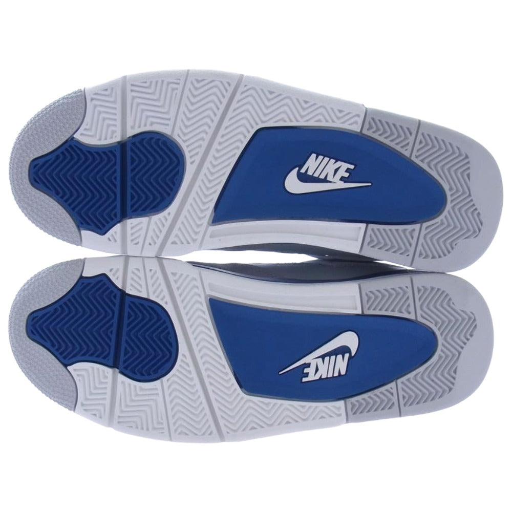 NIKE ナイキ FV5029-141 Air Jordan 4 Retro Industrial Blue エアジョーダン4 レトロ インダストリアルブルー スニーカー オフホワイト系 マリンブルー系 27cm【新古品】【未使用】【中古】