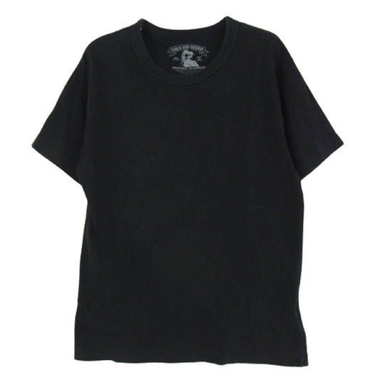 HYSTERIC GLAMOUR ヒステリックグラマー 02192CE02 SEARCH AND DESTROY バックロゴプリント クルーネック 半袖 Tシャツ ブラック系 M【中古】