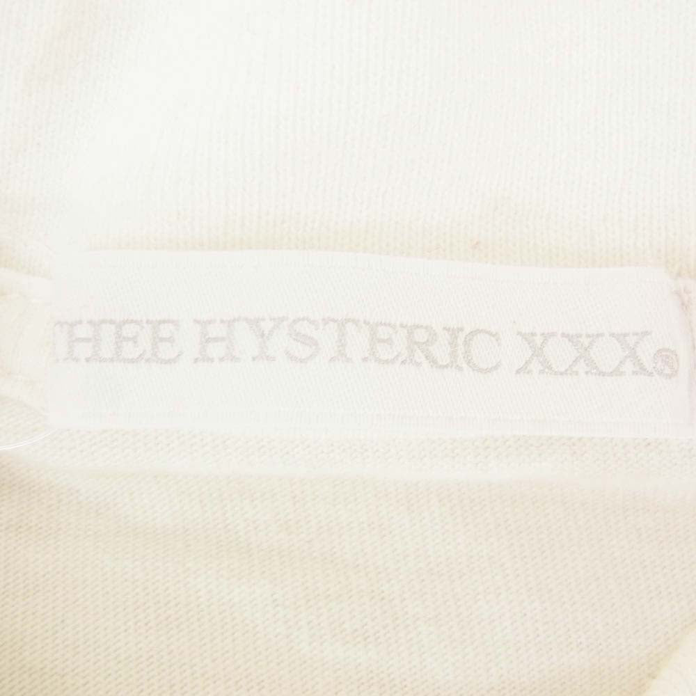 HYSTERIC GLAMOUR ヒステリックグラマー 06193CT03 THEE HYSTERIC XXX クルーネック 半袖 Tシャツ ホワイト系 M【中古】