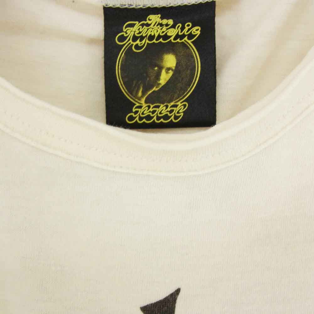 HYSTERIC GLAMOUR ヒステリックグラマー 5CT-0881 ピラミッドスタッズ装飾 半袖 Tシャツ カットソー オフホワイト系 S【中古】