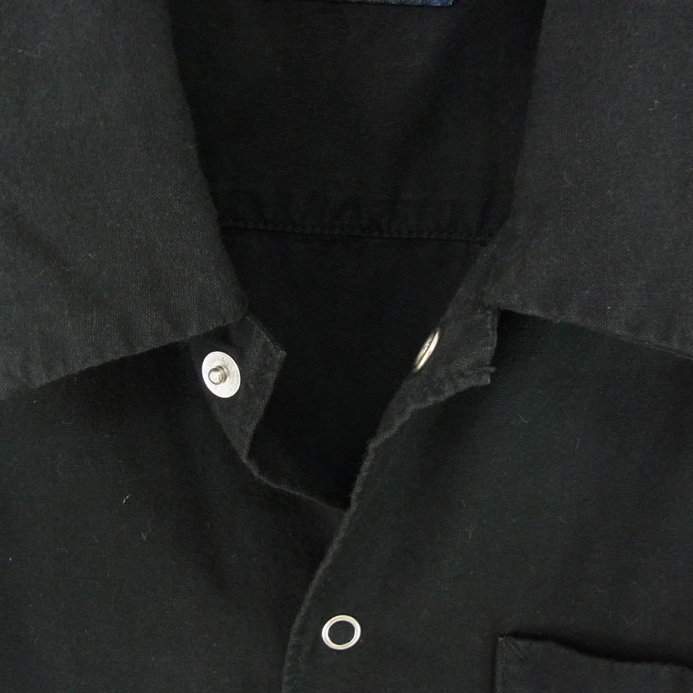 HYSTERIC GLAMOUR ヒステリックグラマー 02202AH06 LAID BACK レイドバック エンジニア 半袖 シャツ ブラック系 S【中古】