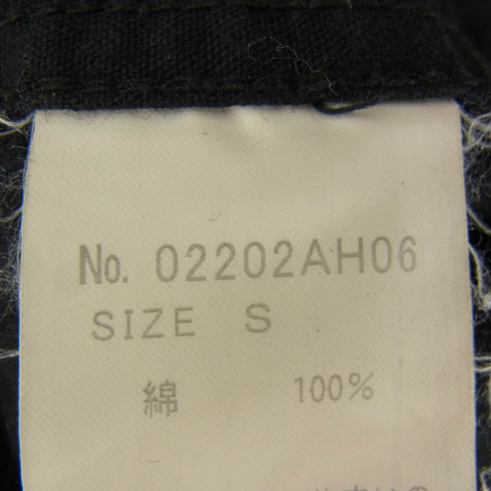 HYSTERIC GLAMOUR ヒステリックグラマー 02202AH06 LAID BACK レイドバック エンジニア 半袖 シャツ ブラック系 S【中古】