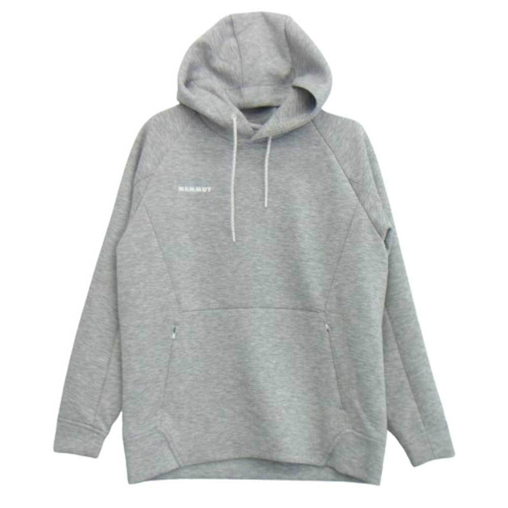Mammut マムート 1014-04990 ミッドレイヤー フーディ アジアンフィット パーカー グレー系 L【中古】