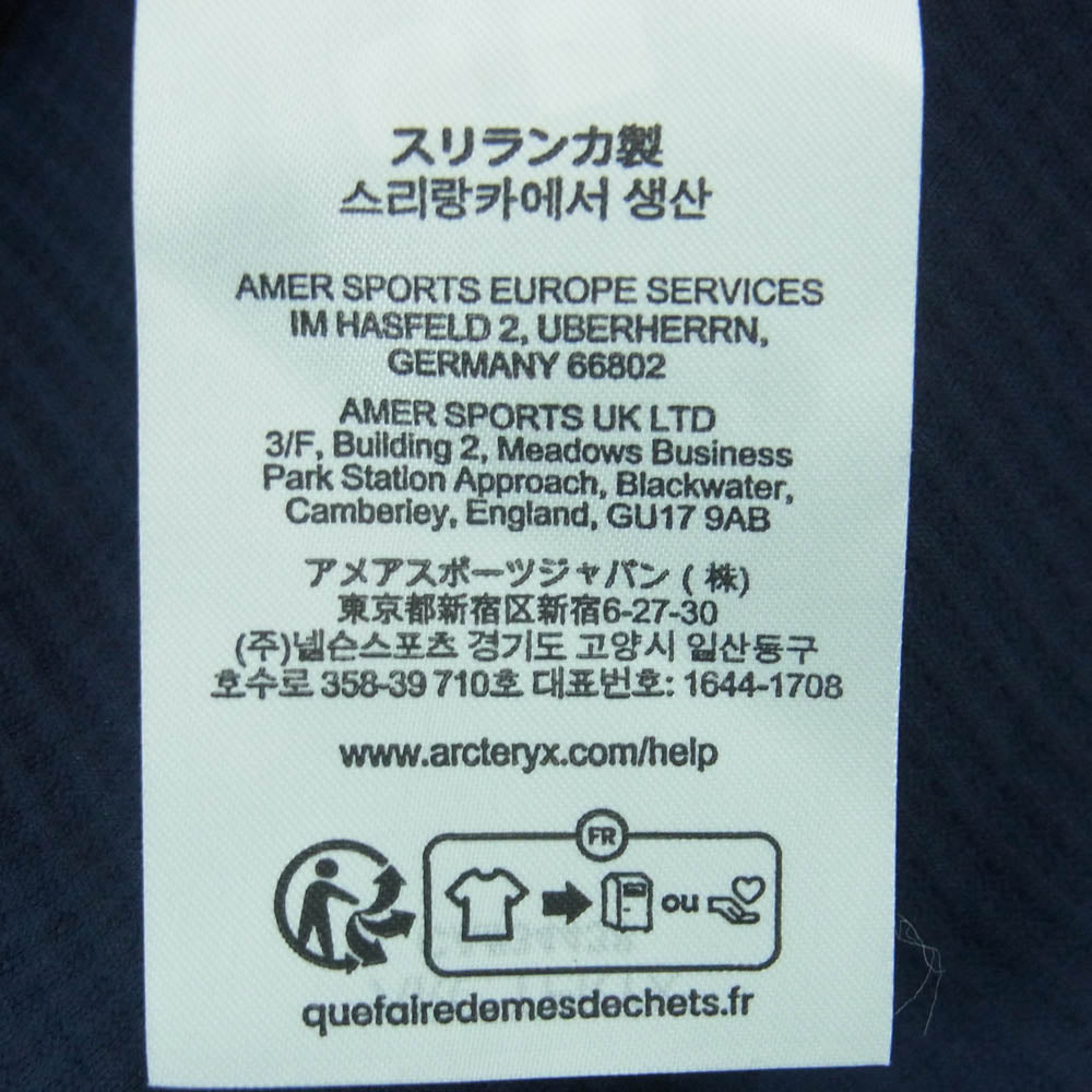 ARC'TERYX アークテリクス X000009918 Olera Full-Zip Hoody オレラ フルジップ フーディ ジップ パーカー ダークネイビー系 M【極上美品】【中古】