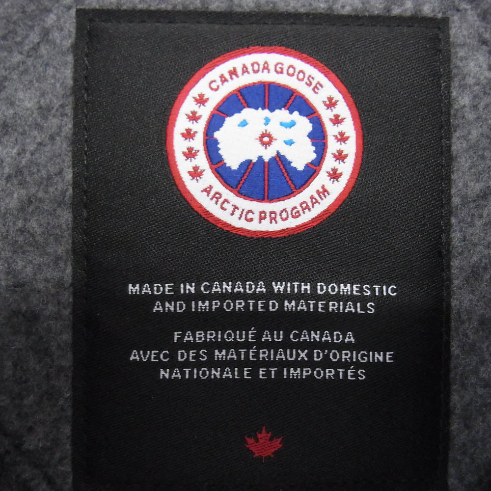 CANADA GOOSE カナダグース 7049MB Black Label Lawson Jacket Kind Fleece ローソンジャケット カインドフリース グレー系 M【極上美品】【中古】