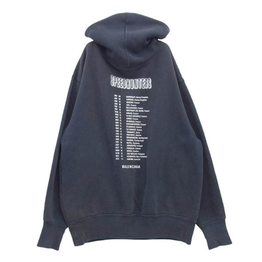 BALENCIAGA バレンシアガ 19AW 541707 TCV37 SPEED HUNTERS スピードハンターズ スウェット プルオーバー パーカー フーディー グレー系 S【中古】