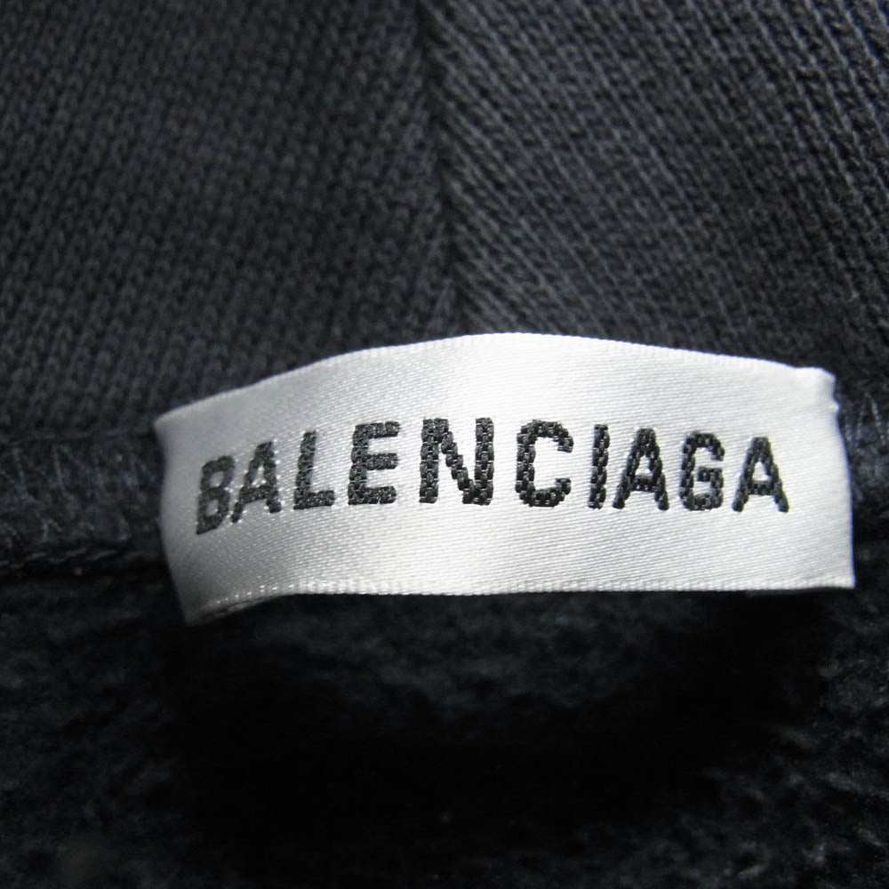 BALENCIAGA バレンシアガ 19AW 541707 TCV37 SPEED HUNTERS スピードハンターズ スウェット プルオーバー パーカー フーディー グレー系 S【中古】